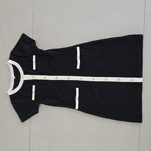 Crewcuts Black and White Girls Elegant Mini Dress